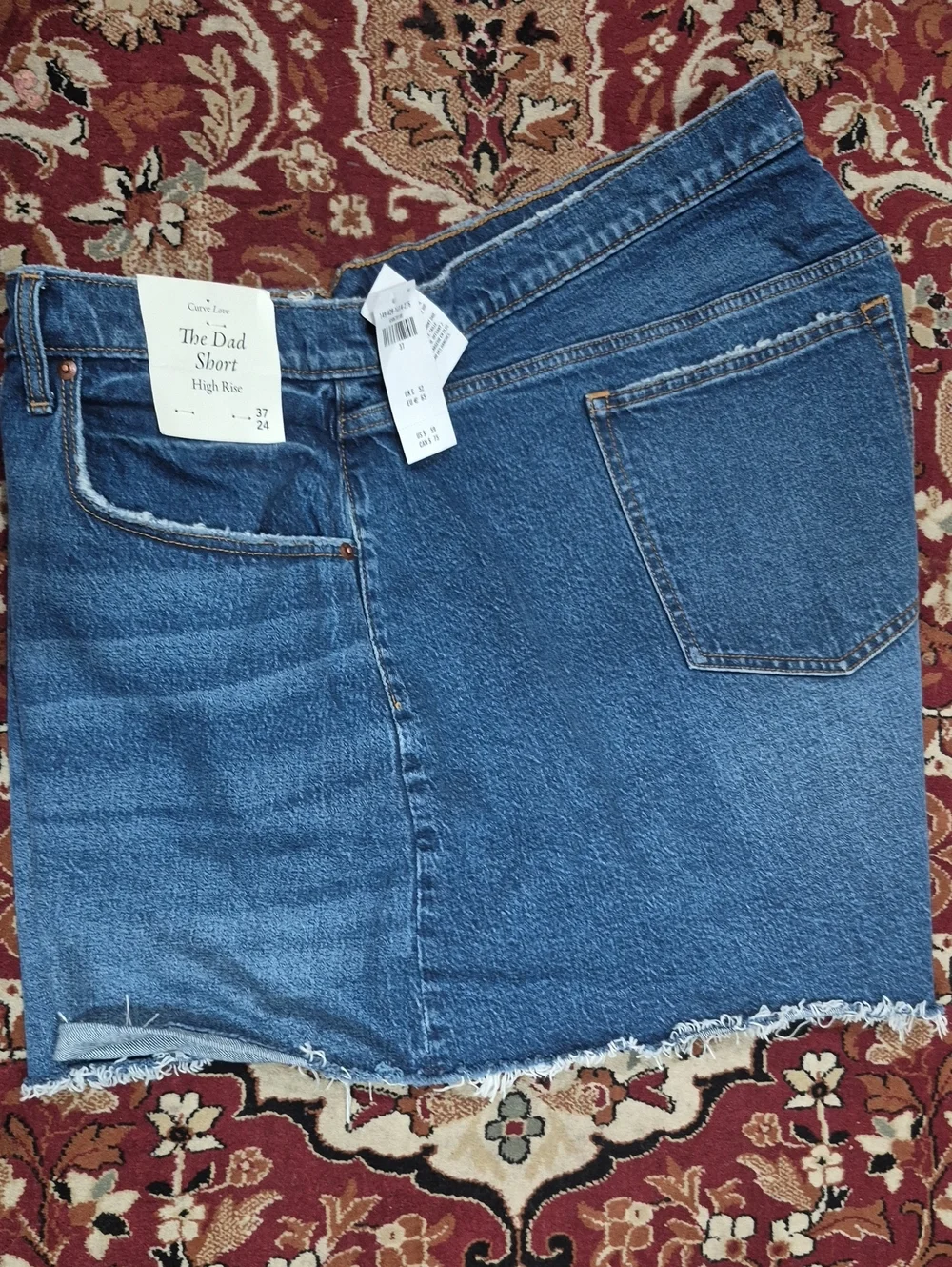 Denim Cutoff Shorts - Classic Blue